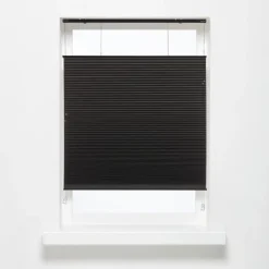 Plisségordijn Dae Zwart 140x175 cm