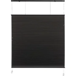 Plisségordijn Dae Zwart 140x175 cm