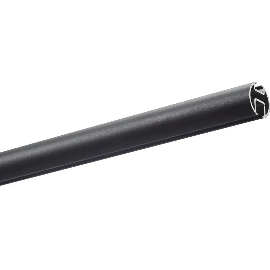 Railroedeset 250 cm Zwart Metaal - Ø28mm