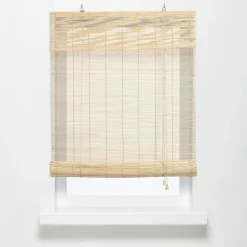 Rolgordijn Bamboe Naturel 120x160 cm