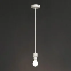 Snoerpendel Metaal E27 Zand