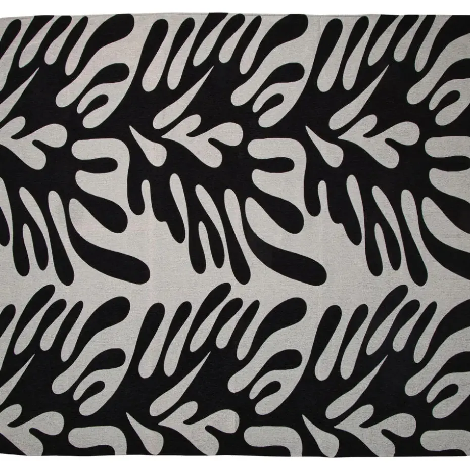 Sprei Tanis Zwart/Wit