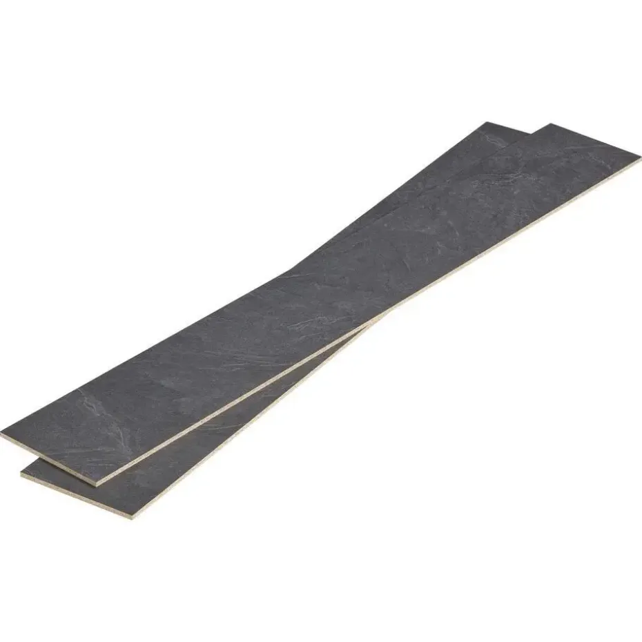 Stootbord Concrete Antraciet 2st - 136cm