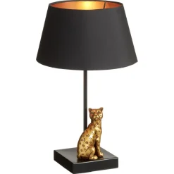 Tafellamp Leopard Zwart