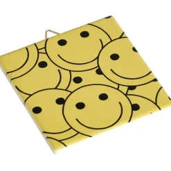 Tegeltje Met Tekst Smiley Geel