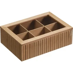 Theedoos Latjes Bruin