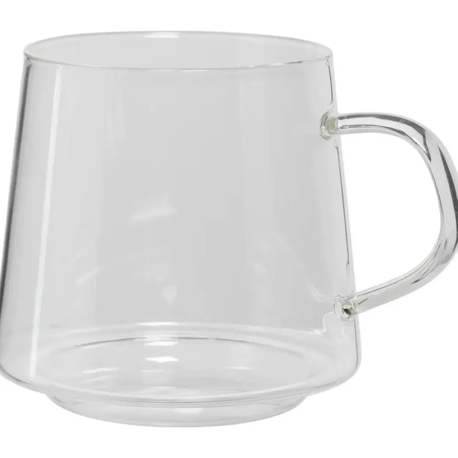 Theeglas Met Oor Aurora Transparant 400ml