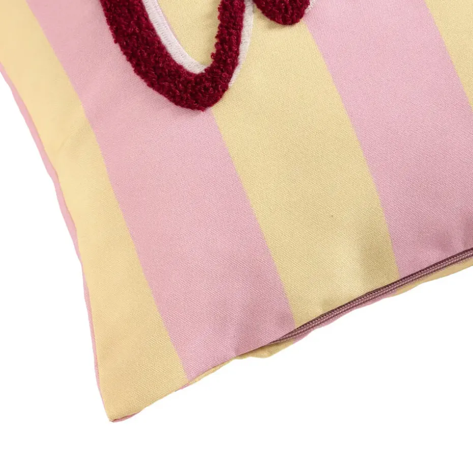 Tuinkussen Ciao Bella Roze/Geel