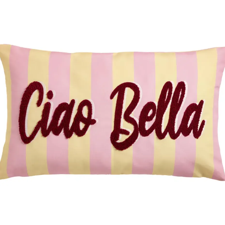 Tuinkussen Ciao Bella Roze/Geel