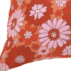 Tuinkussen Lavis Bloem Rood