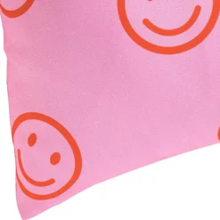 Tuinkussen Smileys Roze