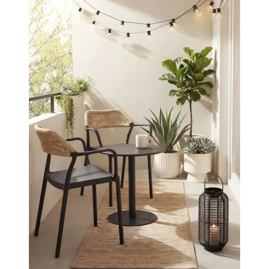 Tuinstoel Molfetta Zwart