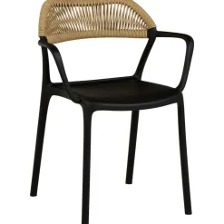 Tuinstoel Molfetta Zwart