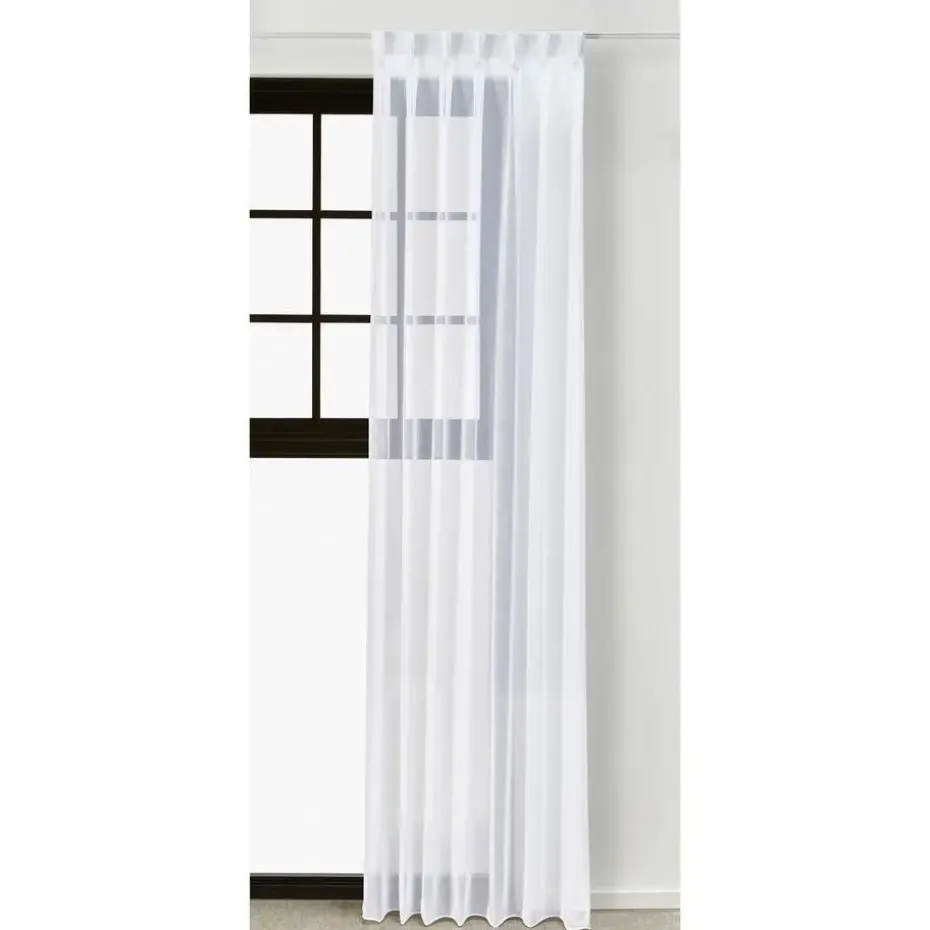 Vitrage Sien Wit 300 cm