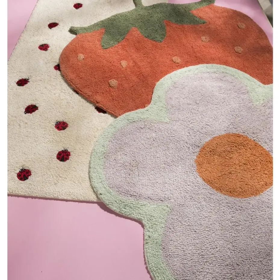 Vloerkleed Aardbei Rood