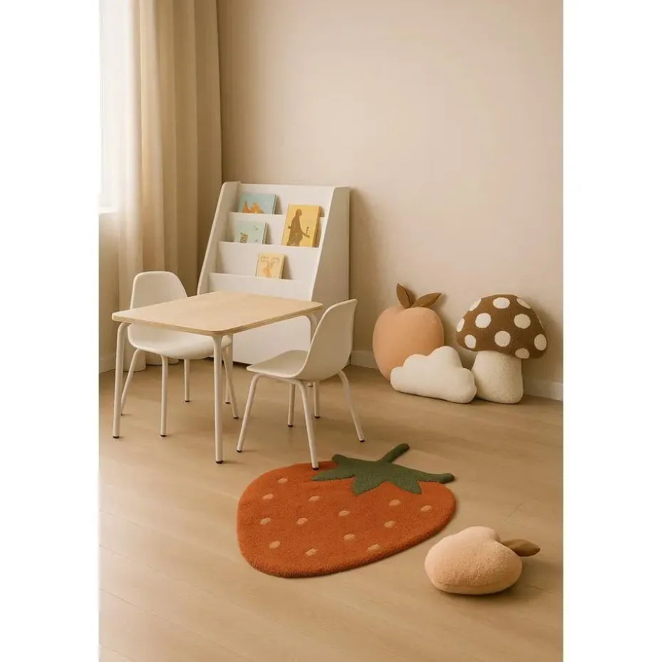 Vloerkleed Aardbei Rood