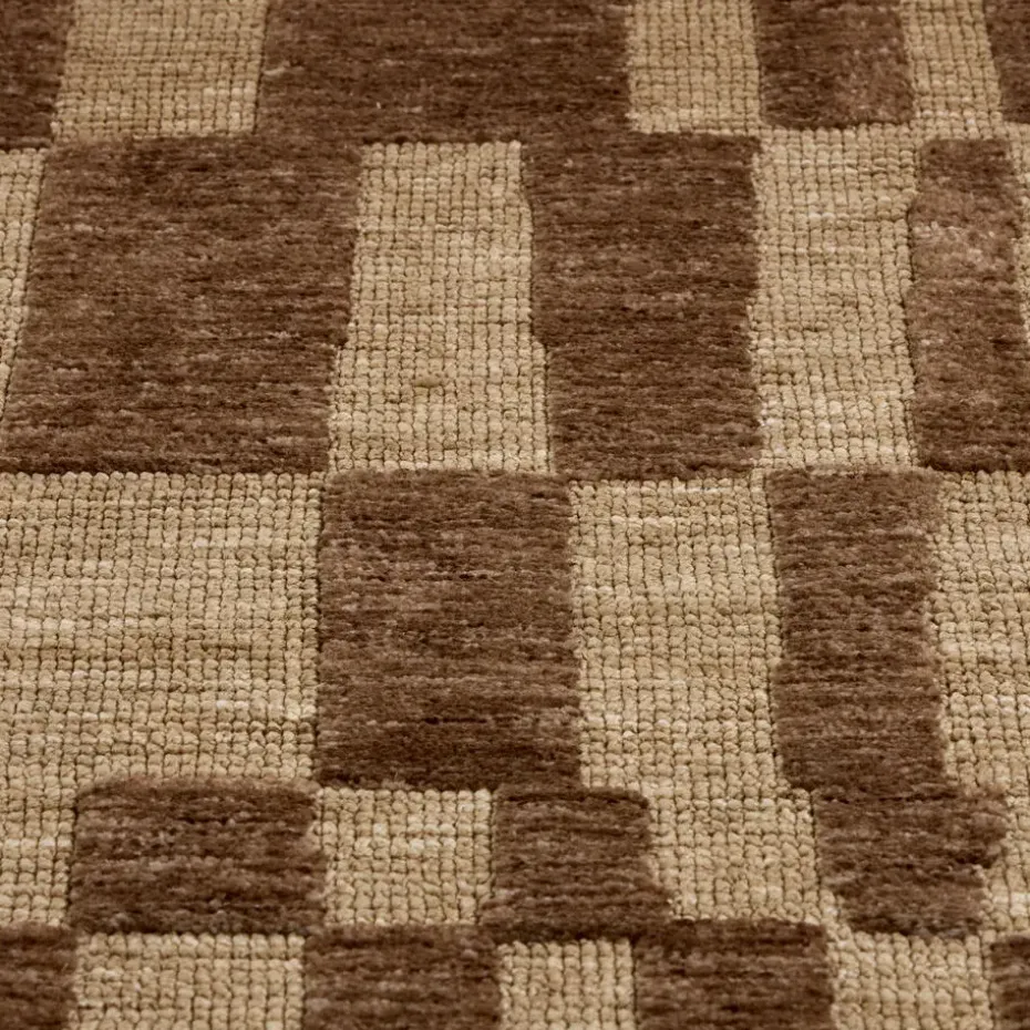 Vloerkleed Karloo Oker 190x280 cm