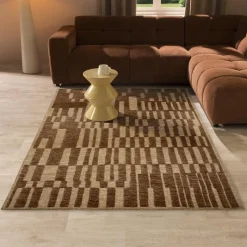 Vloerkleed Karloo Oker 190x280 cm