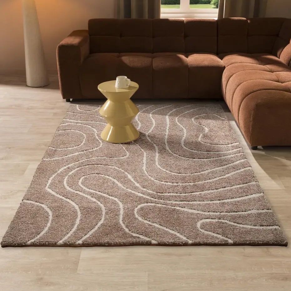 Vloerkleed Moura Taupe 160x230 cm