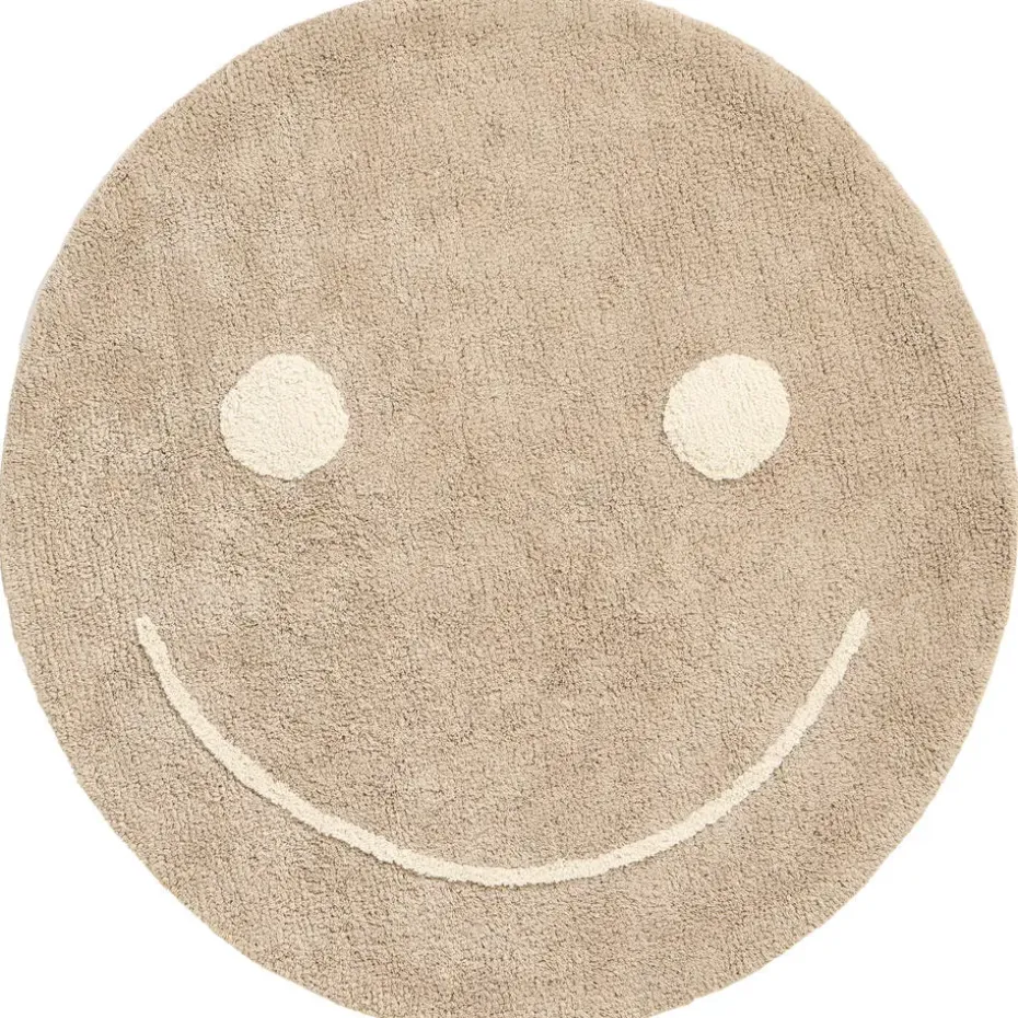 Vloerkleed Smiley Naturel 100 cm