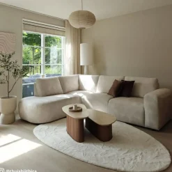 Vloerkleed Stone Off-White 160x230 cm
