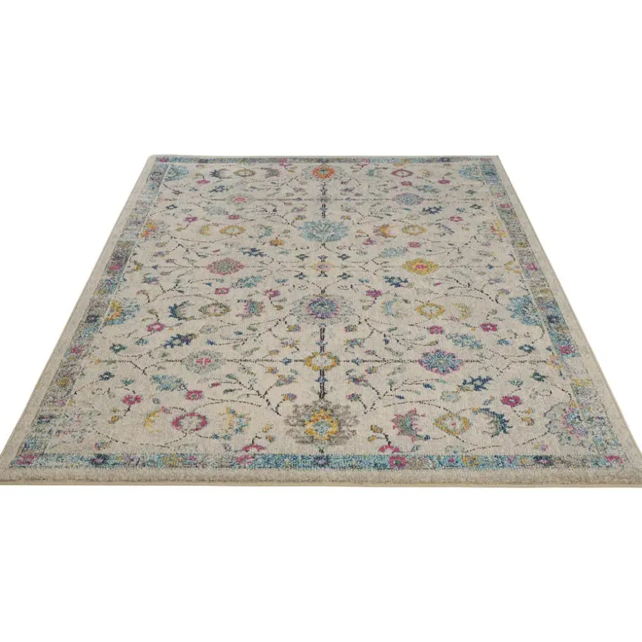 Vloerkleed Tereza Bloem Grijs 200x300 cm