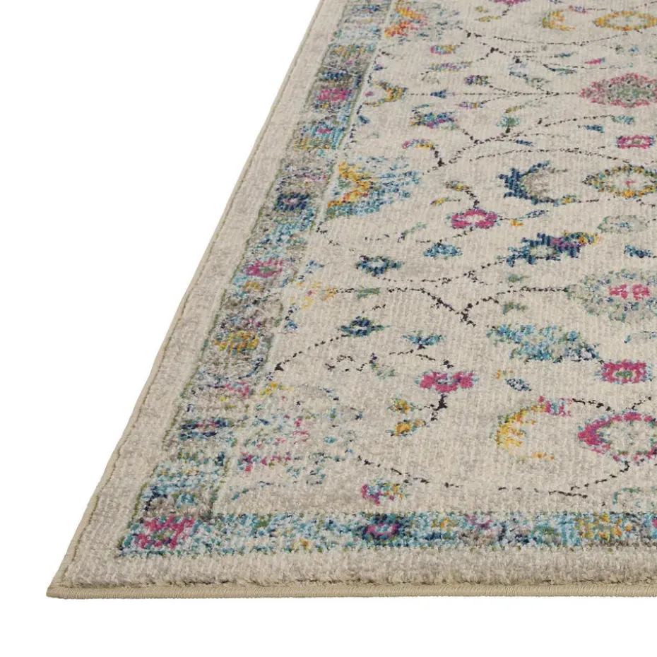Vloerkleed Tereza Bloem Grijs 200x300 cm
