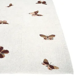 Vloerkleed Vlinder Beige