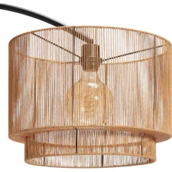 Vloerlamp Cilen Zwart Bruin