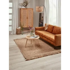 Vloerlamp Cilen Zwart Bruin