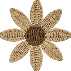Wanddecoratie Flower Lichtbruin