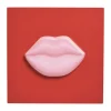 Wanddecoratie Lip Rood