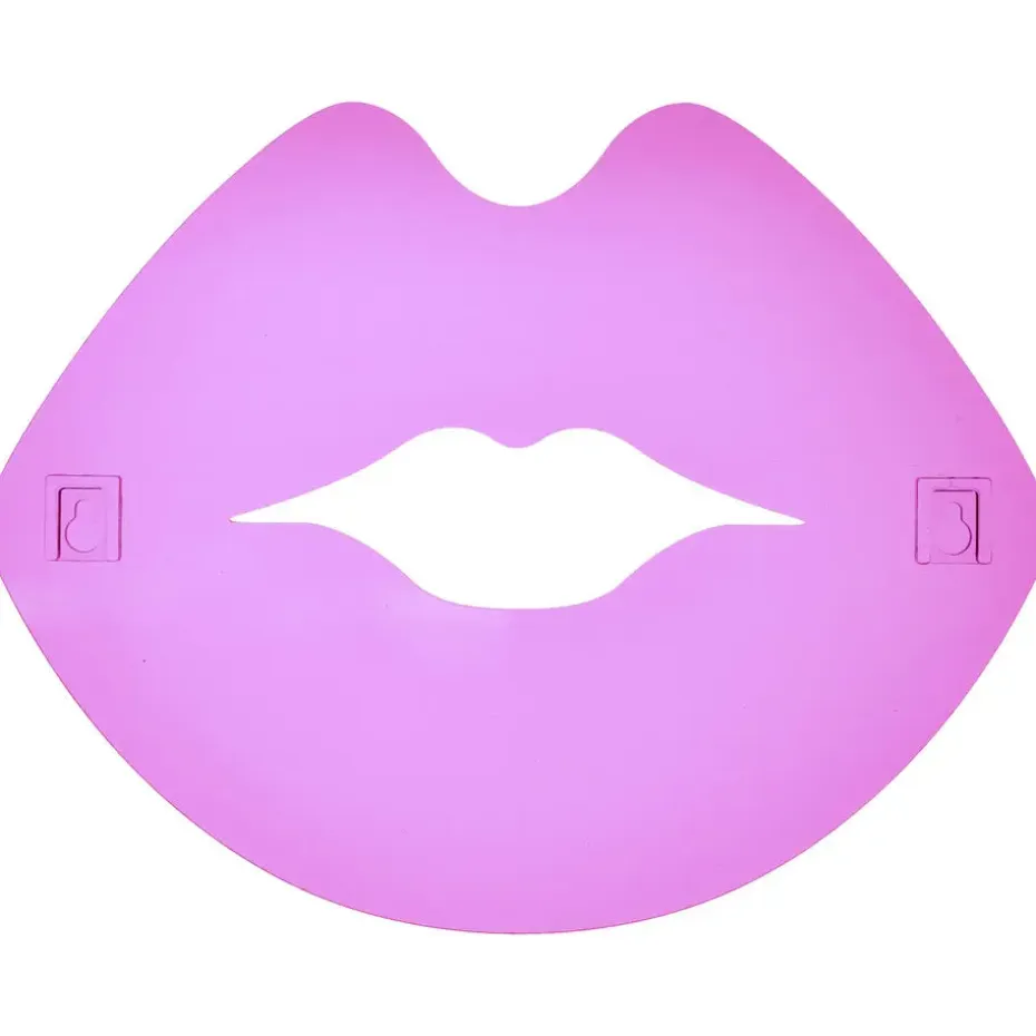 Wanddecoratie Lips Acryl Roze