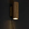Wandlamp Melia Walnoot