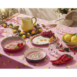Waterglas Pepers 3D Transparant/Rood 430ml
