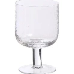 Wijnglas Hammered Transparant 290ml