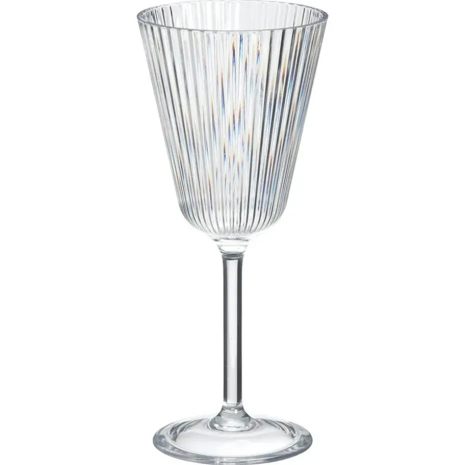Wijnglas Ribbel Transparant 250ml
